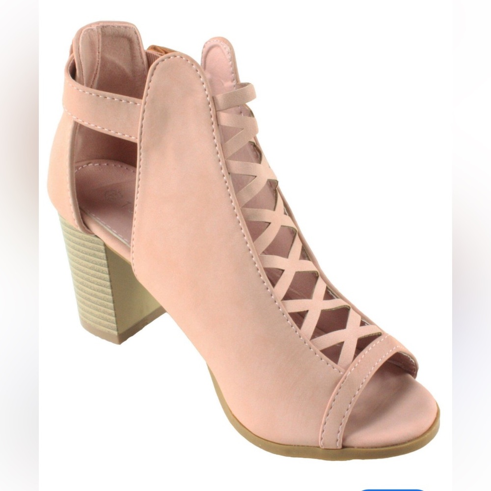 Amazon Pink Women's Heeled Boots